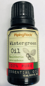 PipingRock wintergreen 100% pure essential oil –recalled bottle